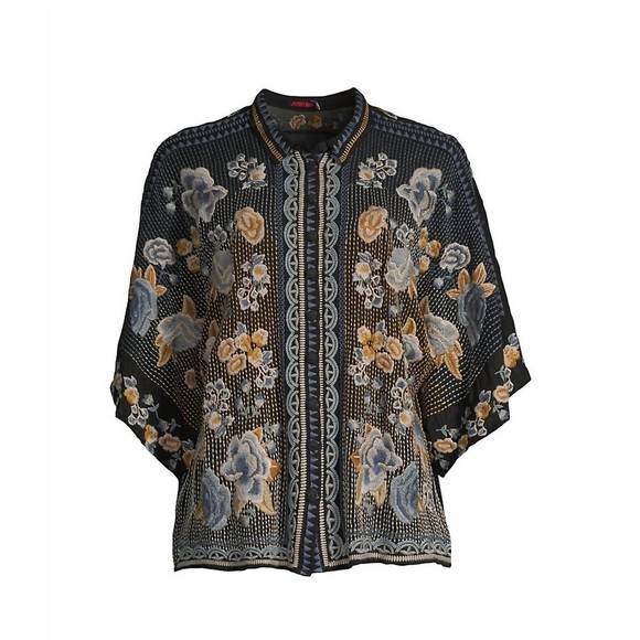 NEW JOHNNY WAS minerva blouse in black - Picture 4 of 5